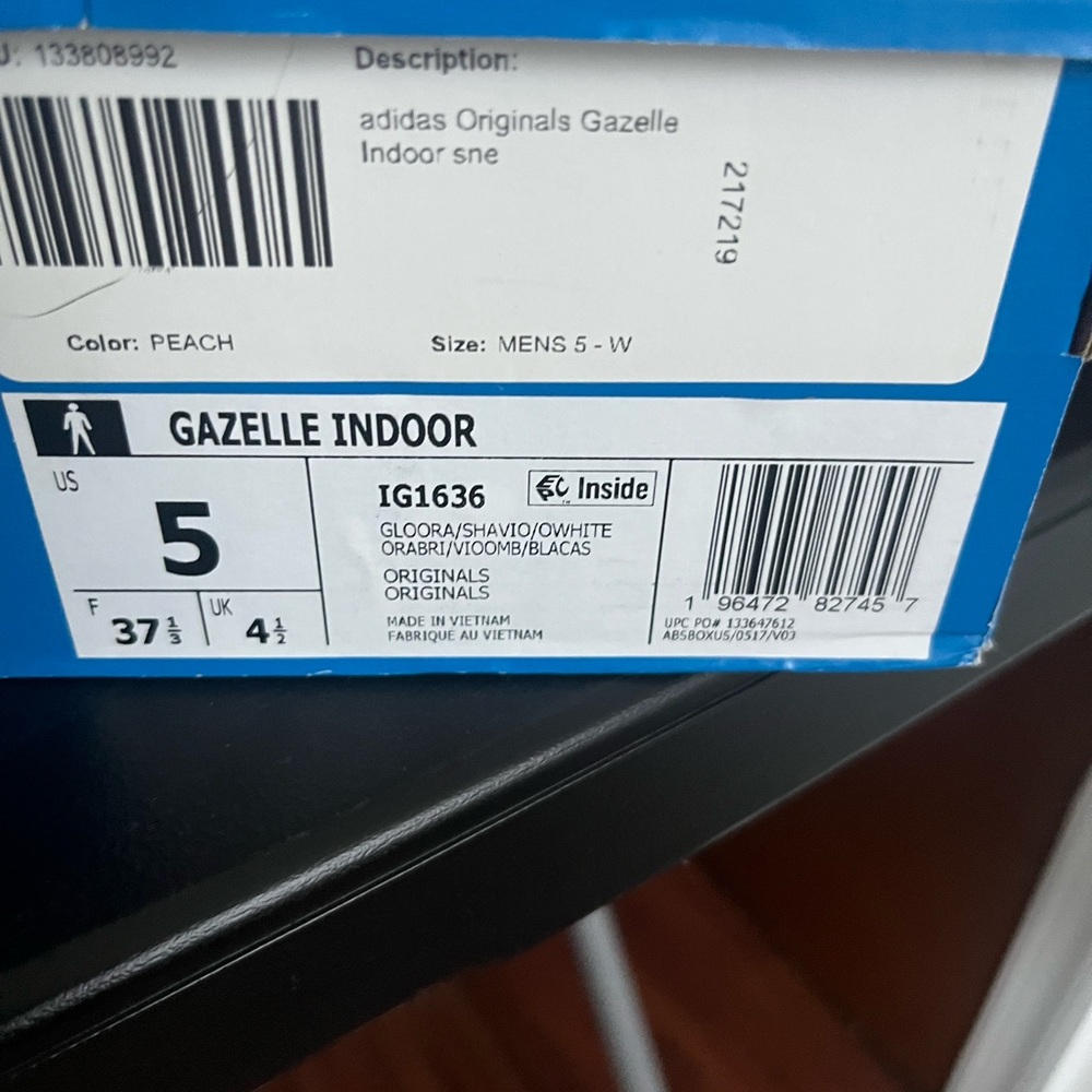 Adidas Gazelle Indoor Shoes - men 5